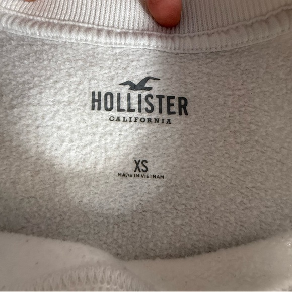 Women’s XS Hollister Crew Neck Sweatshirt Oversized PEACE London Market Plants - Picture 11 of 13